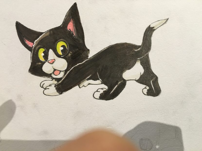 猫のペットの似顔絵の描き方 動物イラストの練習にはディズニーを参考