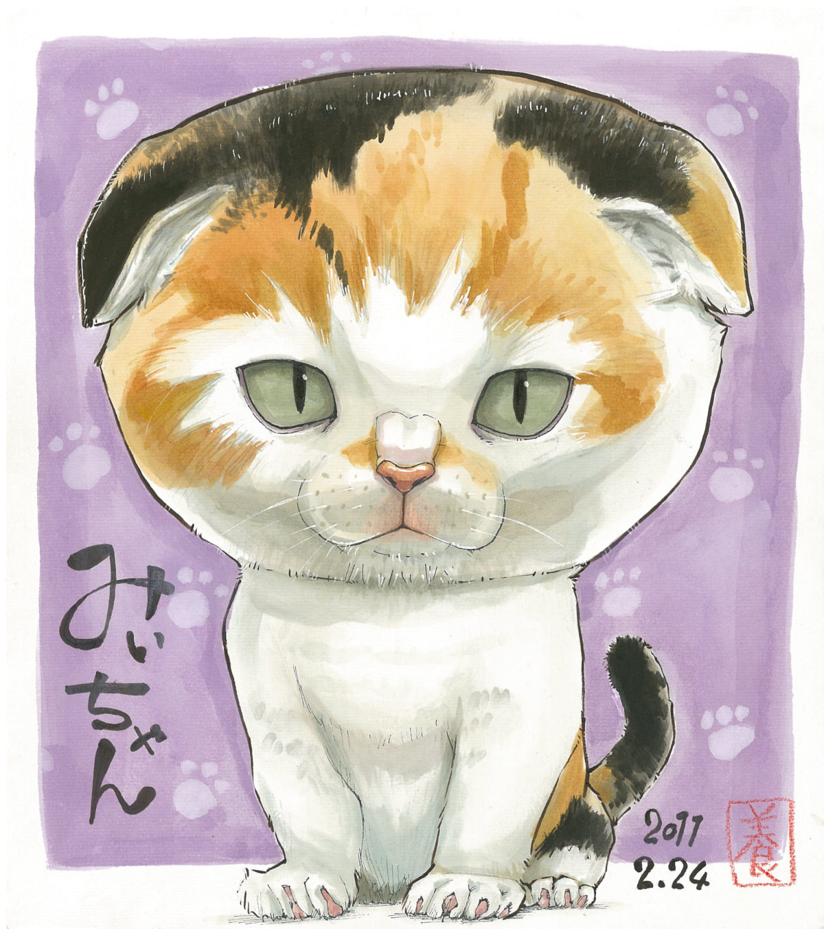 猫のペットの似顔絵の描き方 動物イラストの練習にはディズニーを参考にするといい やすしの似顔絵研究所